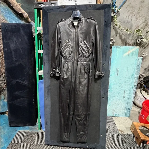 Celine Leather Jumpsuit - Picture 1 of 3